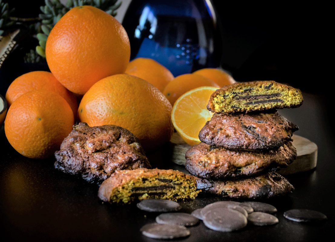 cookies de naranja